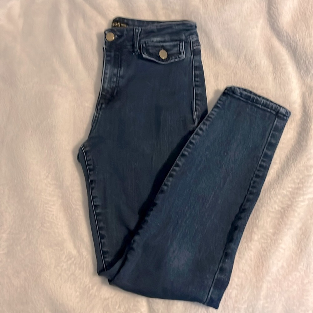 Guess jeans size 29 (8) no pockets in front only in back. In great shape!